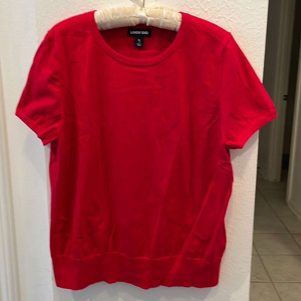 Red knit sweatet